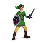 Legend of Zelda Link Kids Deluxe Costume Boys Gaming Outfit