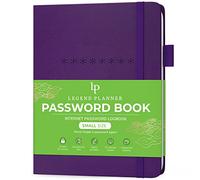 Legend Planner Password Book with Alphabetical tabs. Internet Address Keeper Logbook. Journal for Website Logins, Pocket 11x14.5cm (Purple)