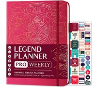 Legend Planner PRO Weekly & Monthly, Large Undated, 18x25.5, Hot Pink