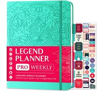 Legend Planner PRO Weekly & Monthly, Large Undated, 18x25.5, Mint Green