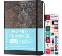 Legend Planner PRO Weekly & Monthly, Large Undated, 18x25.5, Mystic Grey