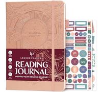 Legend Planner Reading Journal for Book Lovers - Reading Log Tracker for Adults & Kids - Book Nerd Gifts & Accessories, 180 Reviews (Rose Gold, Smaller than A4 (18 x 25.5cm))