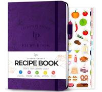 Legend Recipe Book, Blank Food Cook Journal, 14.5x21.5cm, Purple