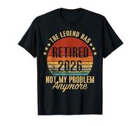 Legend Retired 2026 Vintage Funny Retirement Gifts T-Shirt