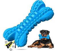 LEGEND SANDY Dog Toys for Aggressive Chewers Large Breed, Durable Dog Bones Squeaky Chew Toy, Nearly Indestructible Dog Toys for Large, Tough Natural Rubber Puppy Chew for Medium Teeth Cleaning