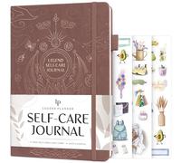 Legend Self-Care Journal - Guided Daily Reflection Journal to Support Mental & Physical Health - Daily Mood, Meditation & Personal Development Notebook - 26.5x18.5cm, Lasts 3 Months (Dark Terracotta)