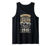 Legend Since 1948 Birthday Classic Car Men Born in 1948 Tank Top