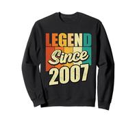 Legend Since 2007 Year Of Birth Birthday Bday Party Sweatshirt