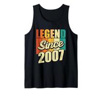 Legend Since 2007 Year of Birth Birthday Bday Party Tank Top