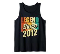 Legend Since 2012 Year of Birth Birthday Bday Party Tank Top