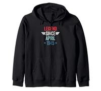 Legend Since April 1945 Zip Hoodie