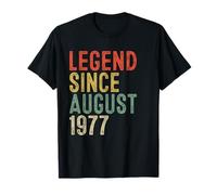 Legend Since August 1977 48th Birthday Gifts 48 Year Old T-Shirt