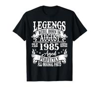 Legend Since August 1985 Vintage Retro 40th Birthday Men Dad T-Shirt