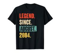 Legend Since August 2004 - Birthday 19th Decoration Funny T-Shirt