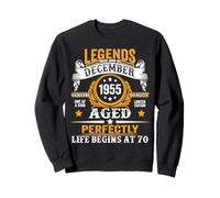 Legend since December 1955 70 Year Old 70th Birthday Men Dad Sweatshirt