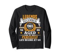 Legend since December 1965 60 Year Old 60th Birthday Men Dad Long Sleeve T-Shirt