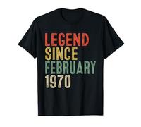 Legend Since February 1970 56th Birthday Gifts 56 Year Old T-Shirt
