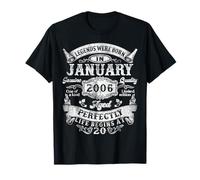 Legend Since January 2006 Vintage Retro 20th Birthday Boys T-Shirt