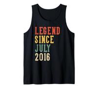 Legend Since July 10th Birthday 2016 Men Women 10 Year Old Tank Top