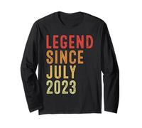 Legend Since July 2023 Vintage 2023 Birth Of Birthday Gifts Long Sleeve T-Shirt