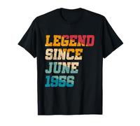 Legend Since June 1956 Funny 69 Year Old Retro 69th Birthday T-Shirt
