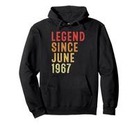 Legend Since June 1967 Vintage 1967 Birth Of Birthday Gifts Pullover Hoodie