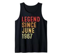 Legend Since June 1967 Vintage 1967 Birth Of Birthday Gifts Tank Top