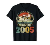Legend since March 2005 20 Year Old 20th Birthday Boys Girls T-Shirt