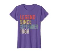 Legend Since September 1968 57th Birthday Gifts 57 Year Old T-Shirt
