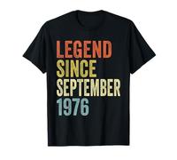 Legend Since September 1976 49th Birthday Gifts 49 Year Old T-Shirt