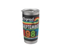 Legend Since September 1987 Limited Edition 39 Years Old Stainless Steel Insulated Tumbler