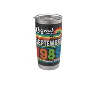 Legend Since September 1989 Limited Edition 37 Years Old Stainless Steel Insulated Tumbler