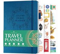 Legend Travel Planner Notebook, Vacation Organizer Journal, Mystic Blue