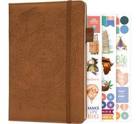 Legend Vintage Travel Journal - Traveling Diary & Photo Album for Men, Women & Family with Bucket List - Vacation Essentials (Brown)