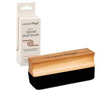 Legend Vinyl Velvet Anti-Static Cleaning Brush with Wooden Handle - Premium Record Cleaner for Vinyl LPs, Eliminates Static, Dust, and Hiss for Superior Sound Quality