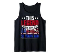 Legend was Born in America 55 Years Ago 55th Birthday Tank Top