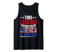 Legend was Born in America 65 Years Ago 65th Birthday Tank Top