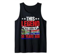 Legend Was Born In South Africa 50 Years Ago 50th Birthday Tank Top