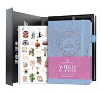 Legend Weekly Planner Premium - Undated 12-Month Weekly, Monthly & Budget Planner with Habit Tracker - Life Organizer for Time & Task Management, Goal Setting & Productivity - A5 Size (Periwinkle)