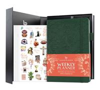 Legend Weekly Planner Premium - Undated Weekly, Monthly & Budget Planner - Life Organizer for Time Management & Productivity, A5 (Black)