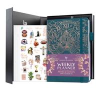 Legend Weekly Planner Premium - Undated Weekly, Monthly & Budget Planner - Life Organizer for Time Management & Productivity, A5 (Dark Teal)