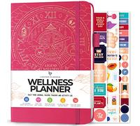 Legend Wellness Planner & Food Journal - Daily Diet & Health Journal with Exercise & Weight Loss Tracker - Nutrition Diary, 6 Months (Hot Pink)