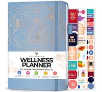 Legend Wellness Planner & Food Journal - Daily Diet & Health Journal with Exercise & Weight Loss Tracker - Nutrition Diary, 6 Months (Periwinkle)