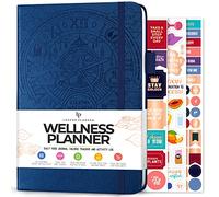 Legend Wellness Planner & Food Journal - Daily Diet & Health Journal with Exercise & Weight Loss Tracker - Nutrition Diary, 6 Months (Mystic Blue)