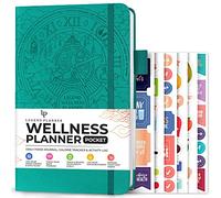 Legend Wellness Planner & Food Journal Pocket - Daily Health Journal with Exercise & Weight Loss Tracker - Nutrition Diary, 6 Months (Turquoise)