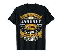 Legend were Born in January 2006 Vintage 20th Birthday Boys T-Shirt