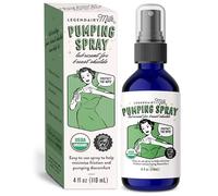Legendairy Milk Pumping Spray 4 oz., Helps Sore Nipples & Clogged Ducts, Organic Lubricant for Breast Shields and Flanges, Vegan Breast Pump Spray, Natural & Lanolin-Free, Made in USA