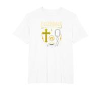 Legendals Matchup Catholics vs Convicts Football Rivalry T-Shirt, Men's Big and Tall, White, 4X Tall