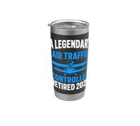 Legendary Air Traffic Controller Retired 2026 Retirement Stainless Steel Insulated Tumbler