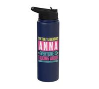 Legendary Anna First Name Funny Quote for Anna Stainless Steel Insulated Water Bottle